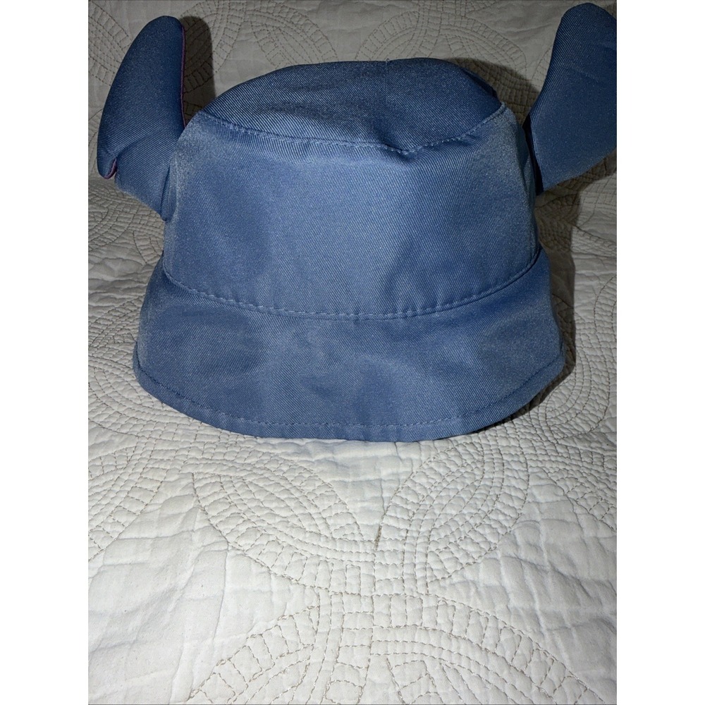 Disney Lilo & Stitch Toddler Bucket Hat 52cm Blue 3D Ears Face Graphic Official - Picture 6 of 10